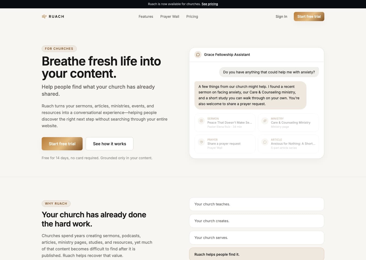 Ruach Platform — SaaS Product