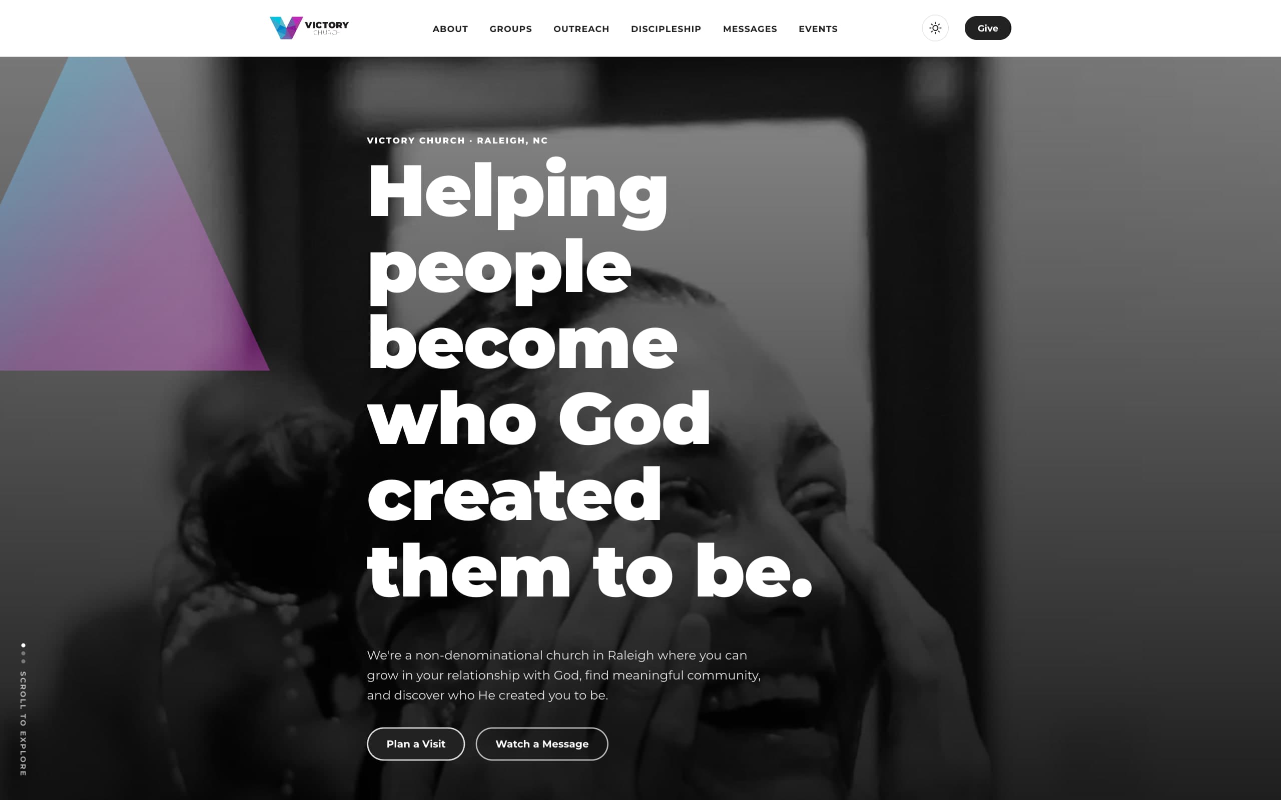 Victory Church: A church website built to make the first visit feel easy