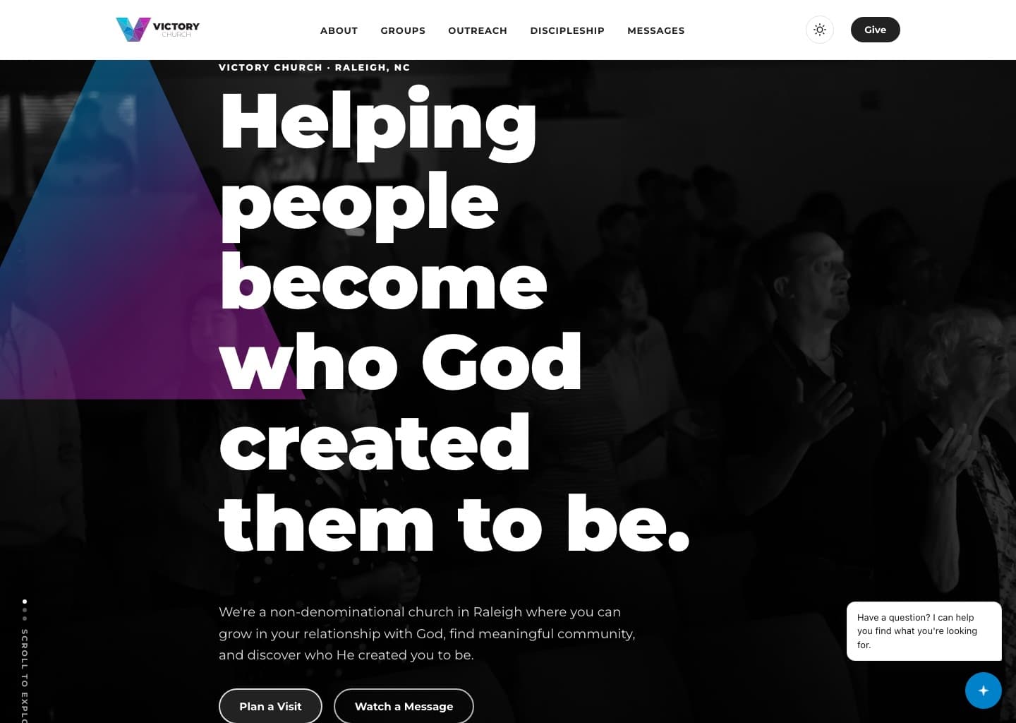 Victory Church — Website + Brand